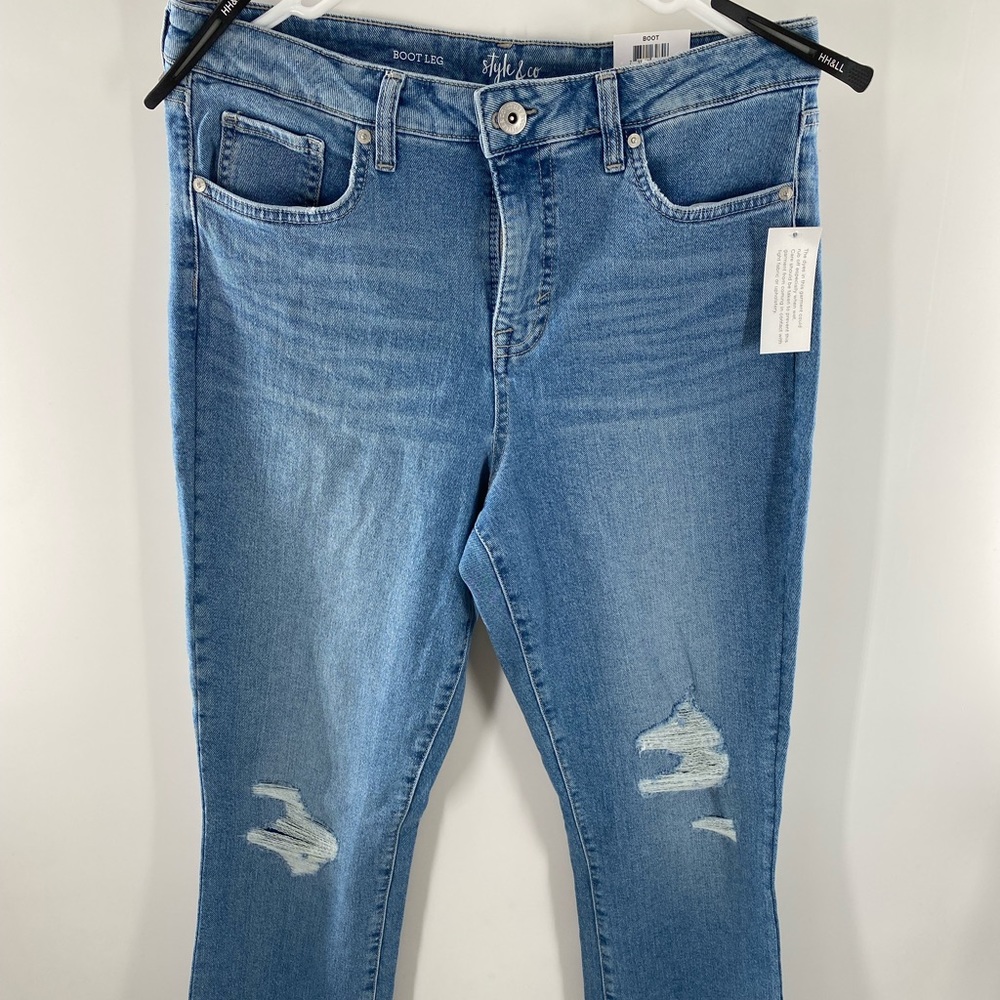 Style & Co. Women’s Boot Cut Jeans - Light Blue Wash